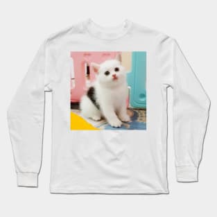 3 color cute cats Long Sleeve T-Shirt